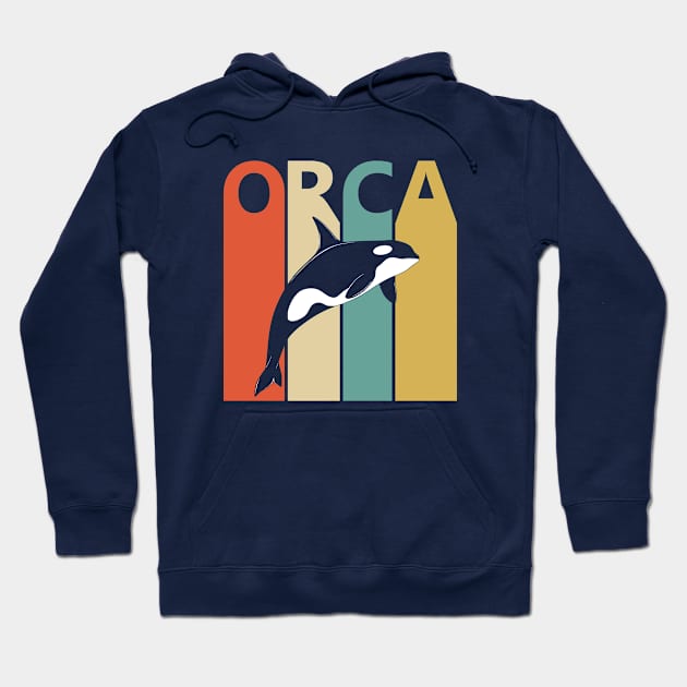 Vintage Killer Whale Orca Hoodie by GWENT